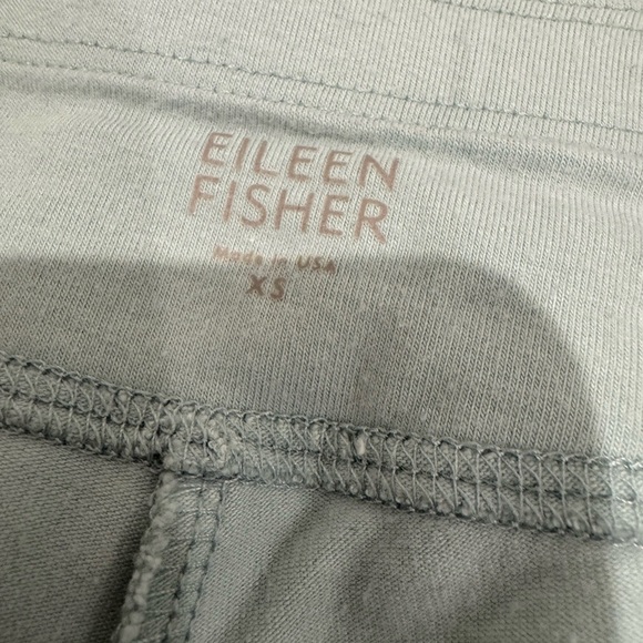 Eileen Fisher organic cotton elastic waistband pants - Picture 6 of 8